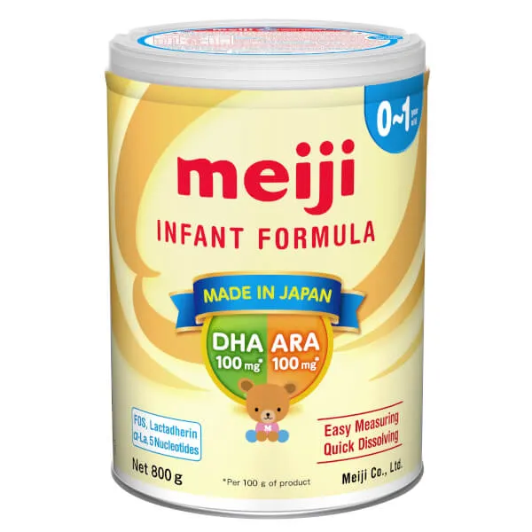 Sữa bột cho bé Meiji Infant Formula 800g (0 - 12 tháng tuổi)