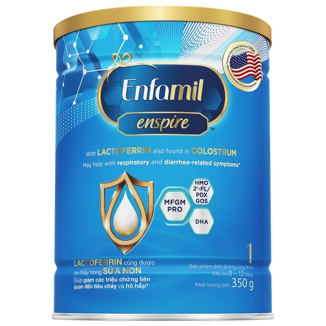Sữa bột cho bé Enfamil Enspire số 1 350g (0 - 12 tháng tuổi)