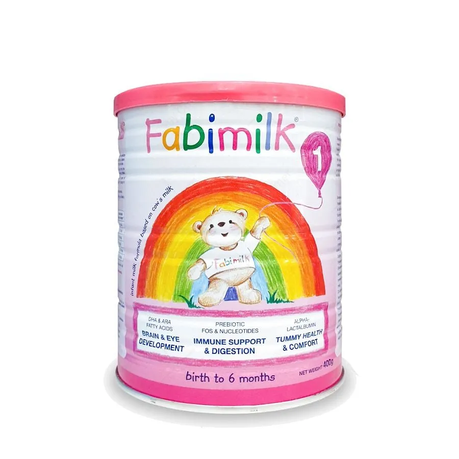 Sữa bột cho bé Fabimilk số 1 400g (0 - 6 tuổi)