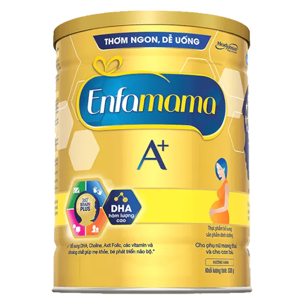 enfa product Sữa bầu Enfamama A+ hương Vani 360° Brain Plus 830g